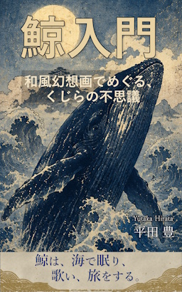 鯨入門: 和風幻想画でめぐる、くじらの不思議 の表紙